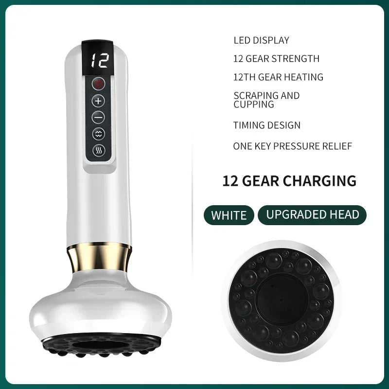 Electric Massager with Portable Suction Cup