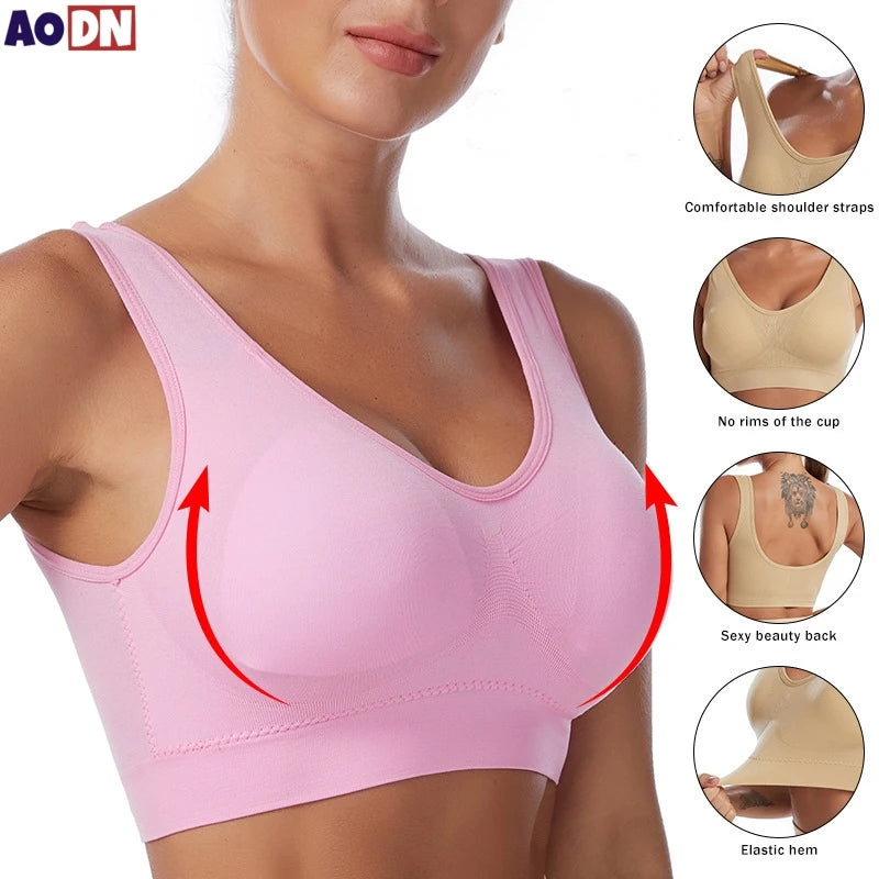 Thin wire-free bra
