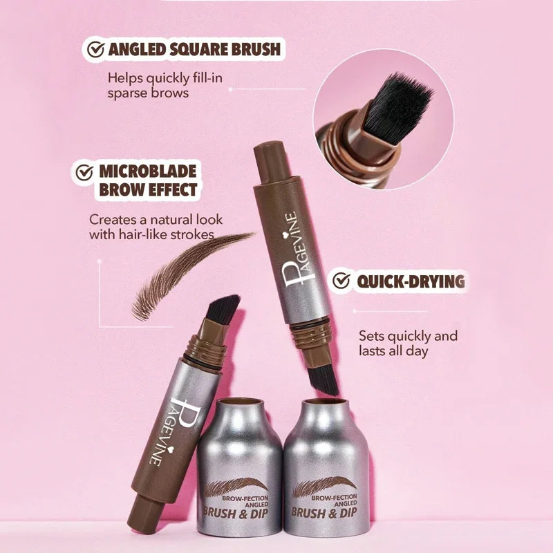 Square Anti-Smudge Eyebrow Brush - Waterproof