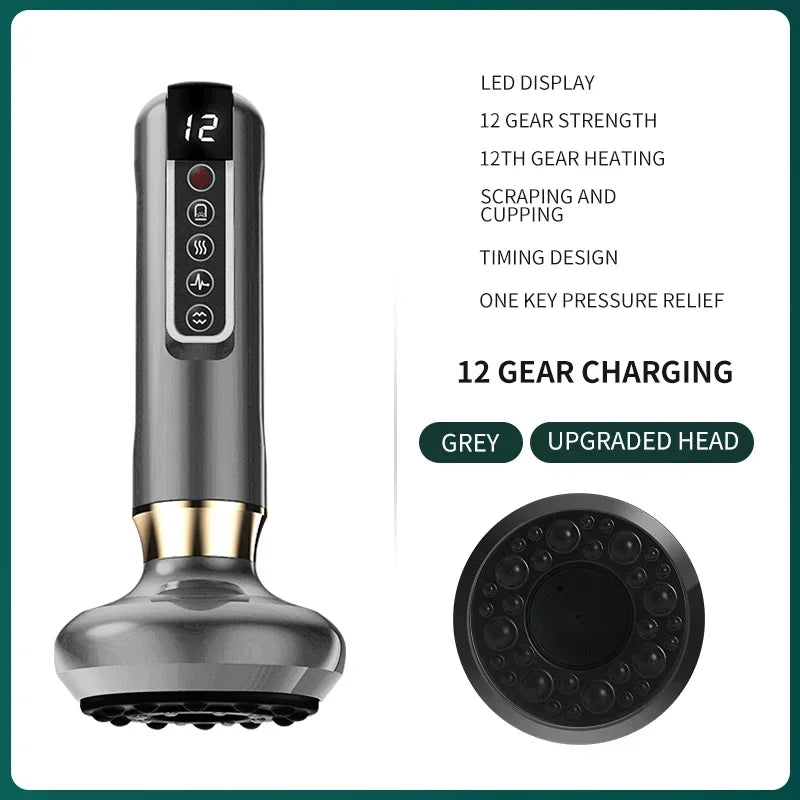 Electric Massager with Portable Suction Cup