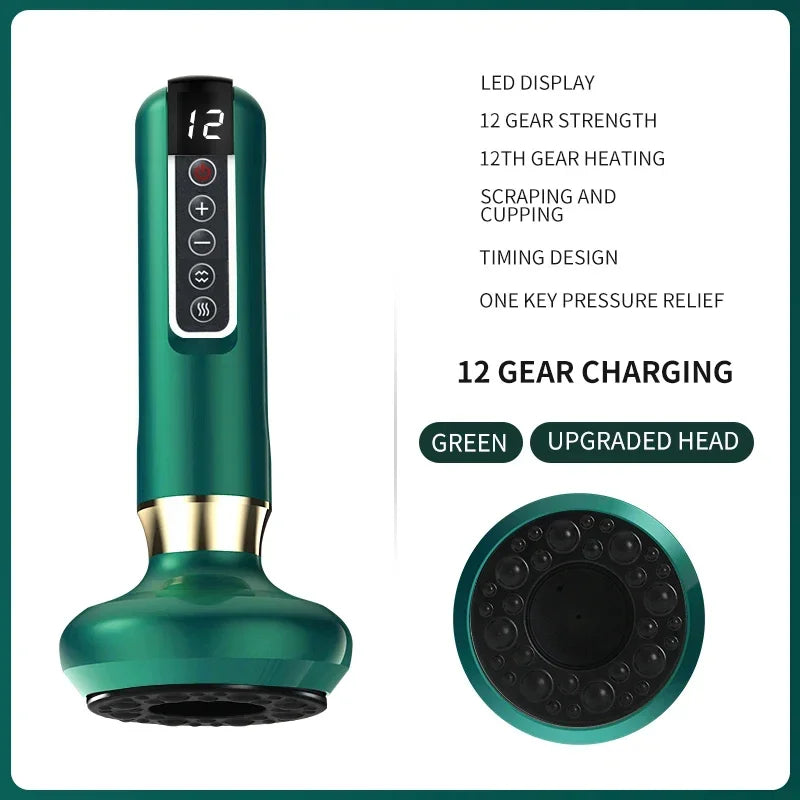 Electric Massager with Portable Suction Cup