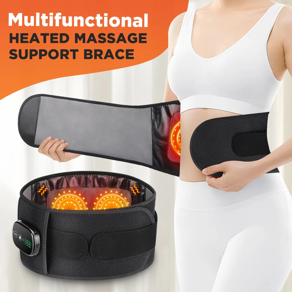 Cordless Lumbar Massager - Therapy Support Belt