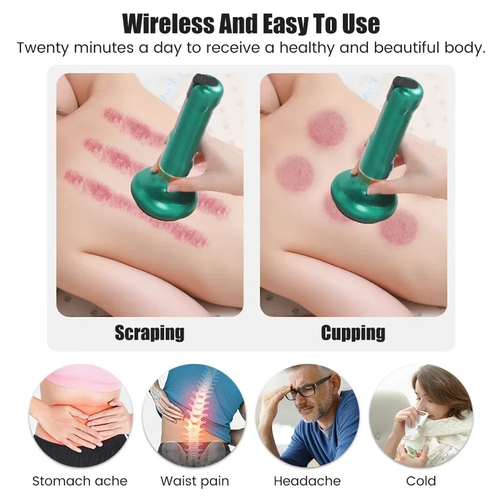 Electric Massager with Portable Suction Cup