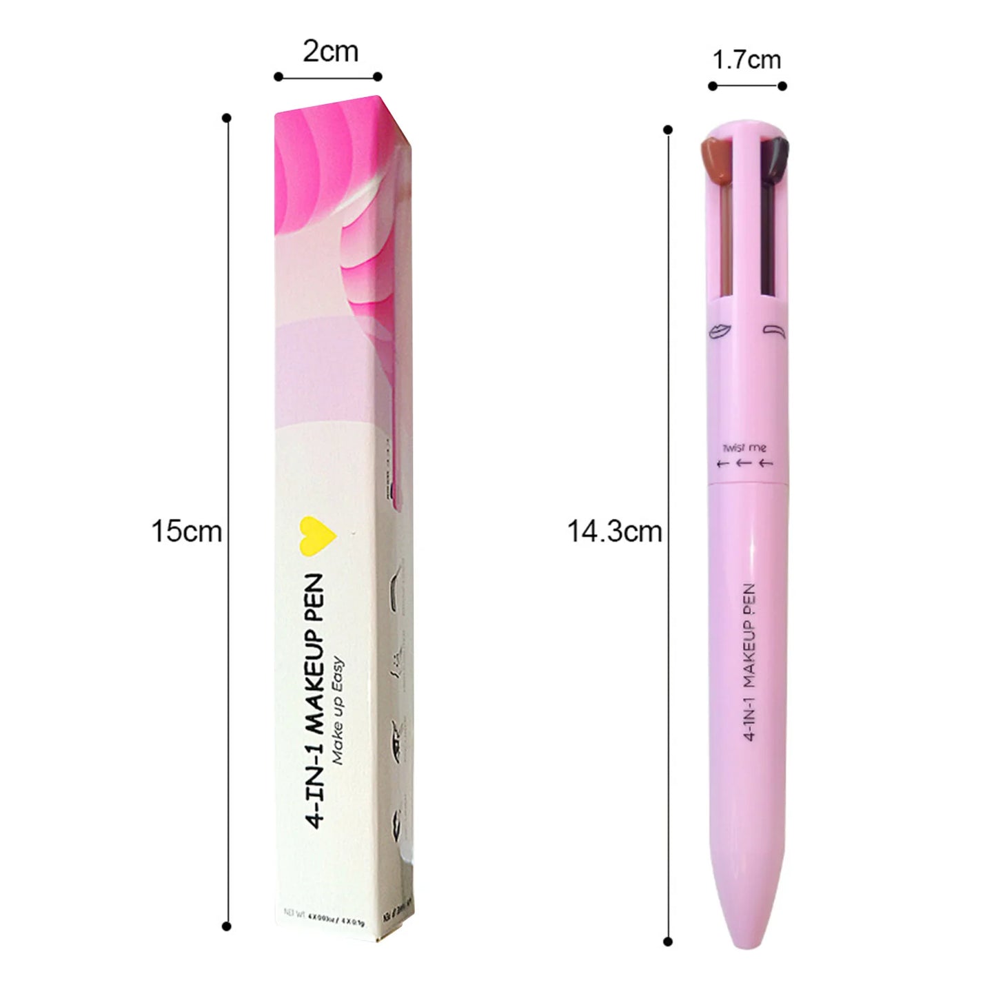 4 in 1 Makeup Brush