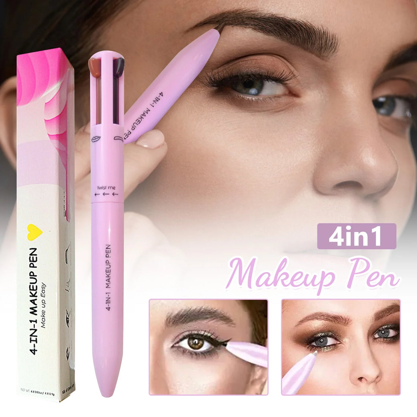 4 in 1 Makeup Brush