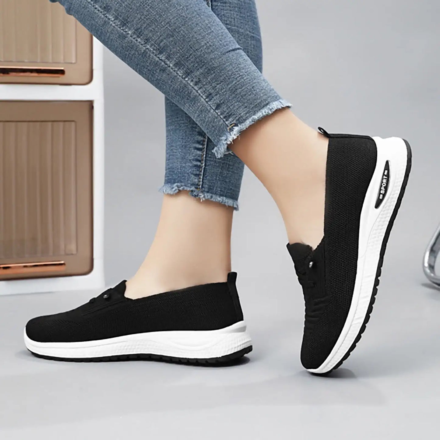 Women's breathable orthopedic sneakers Slip-On