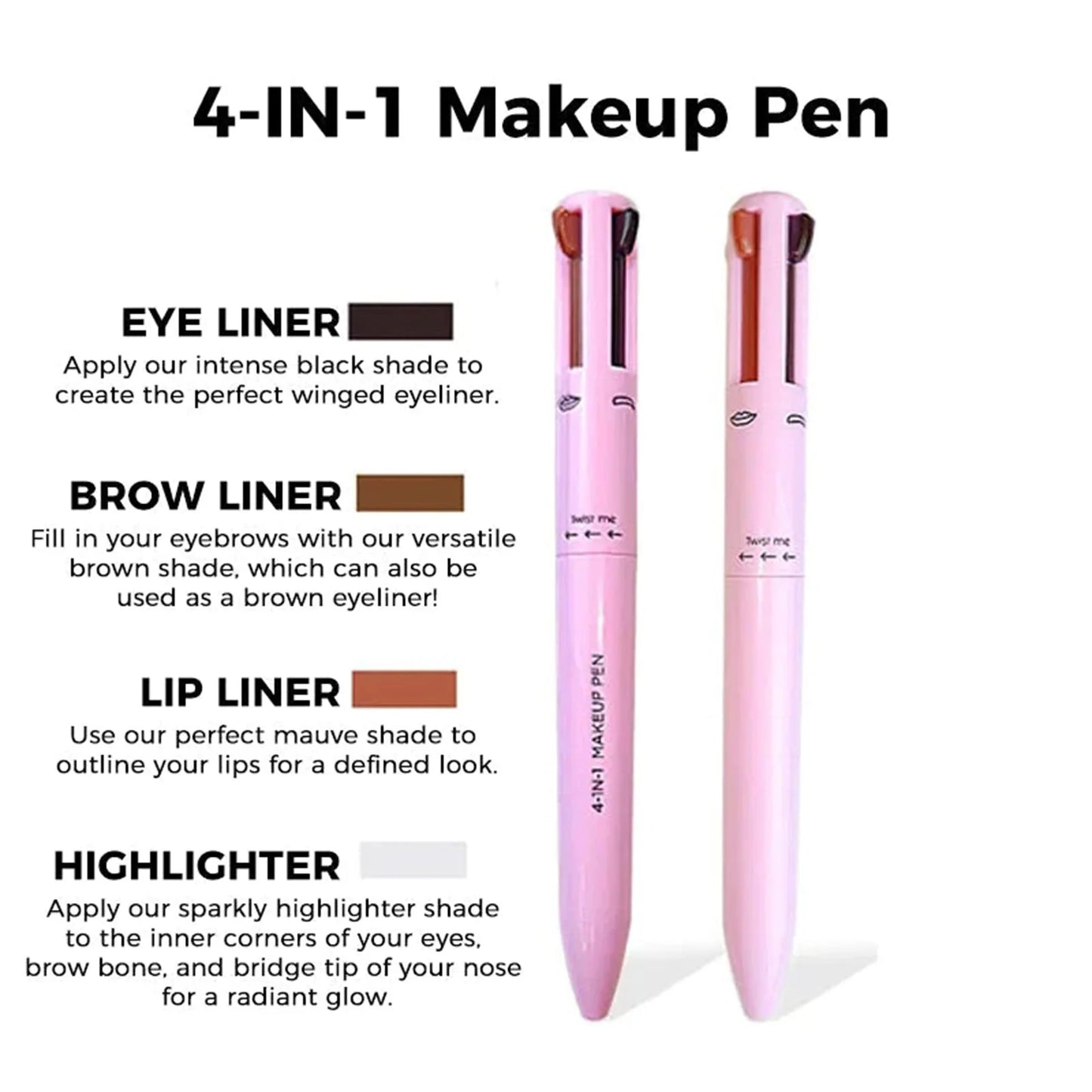 4 in 1 Makeup Brush