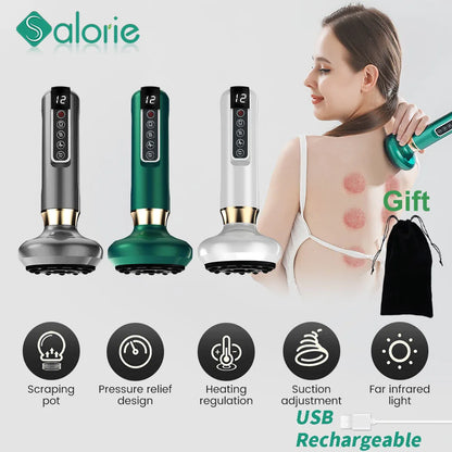 Electric Massager with Portable Suction Cup