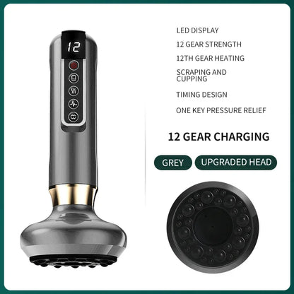 Electric Massager with Portable Suction Cup