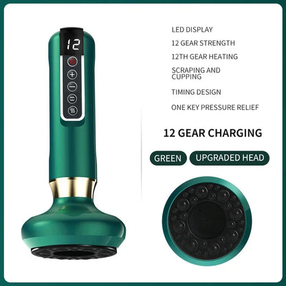 Electric Massager with Portable Suction Cup