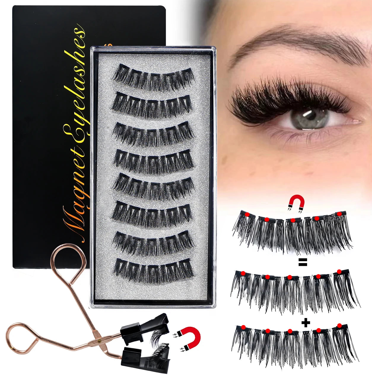 Magnetic eyelashes