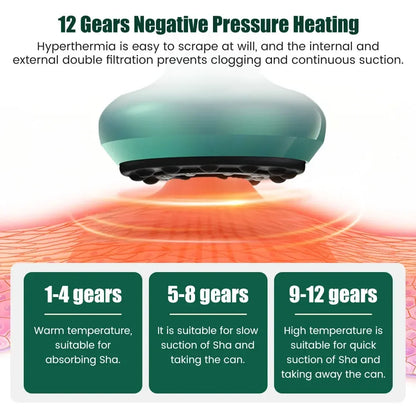 Electric Massager with Portable Suction Cup